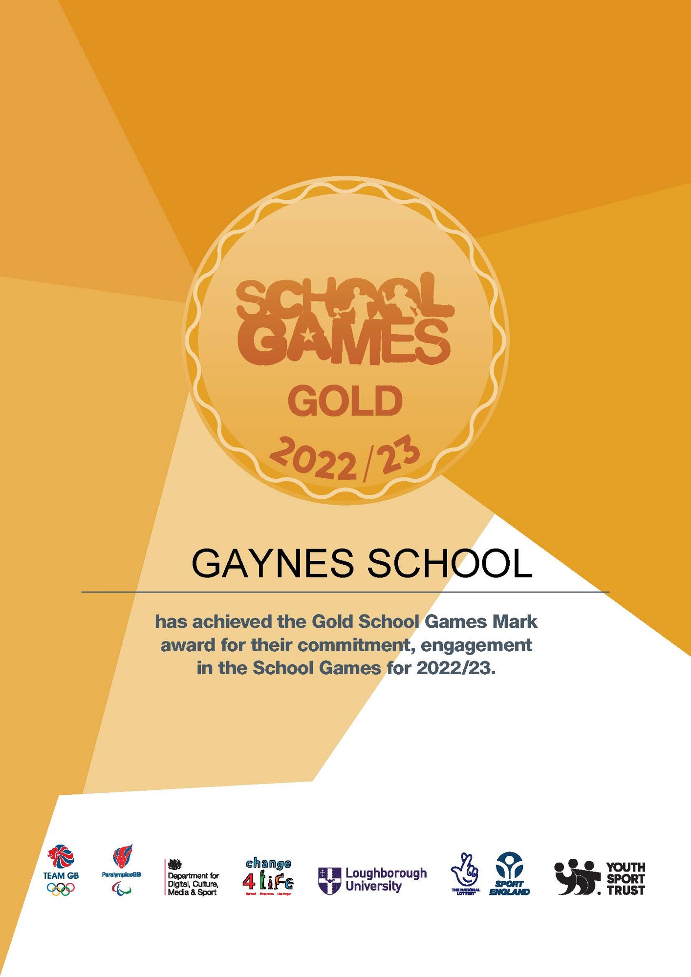 GAYNES CERTIFICATE