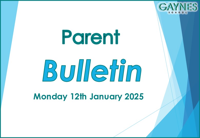 Parent Bulletin 12th Jan